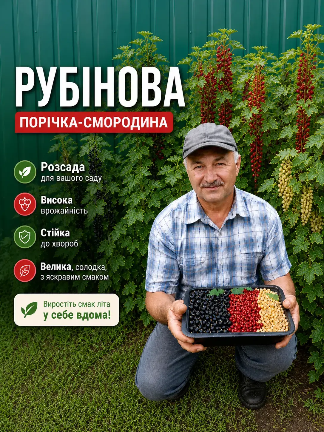Порічка-смородина в горщику